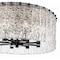 Z-Lite Glacier Flush Mount, 8-Light, 20.75 In.W x 8 In.H, Matte Black/Clear 1943F20-MB - alternate 7